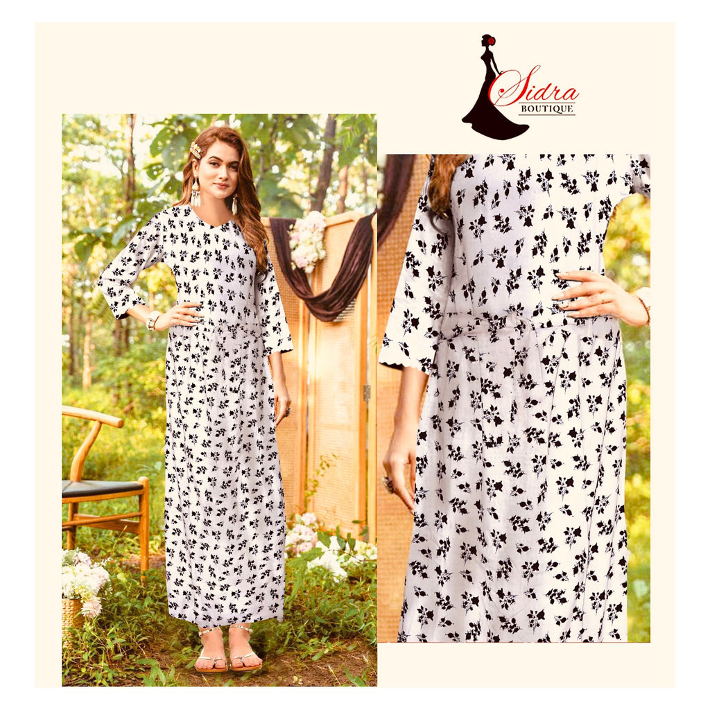 Black & White Floral