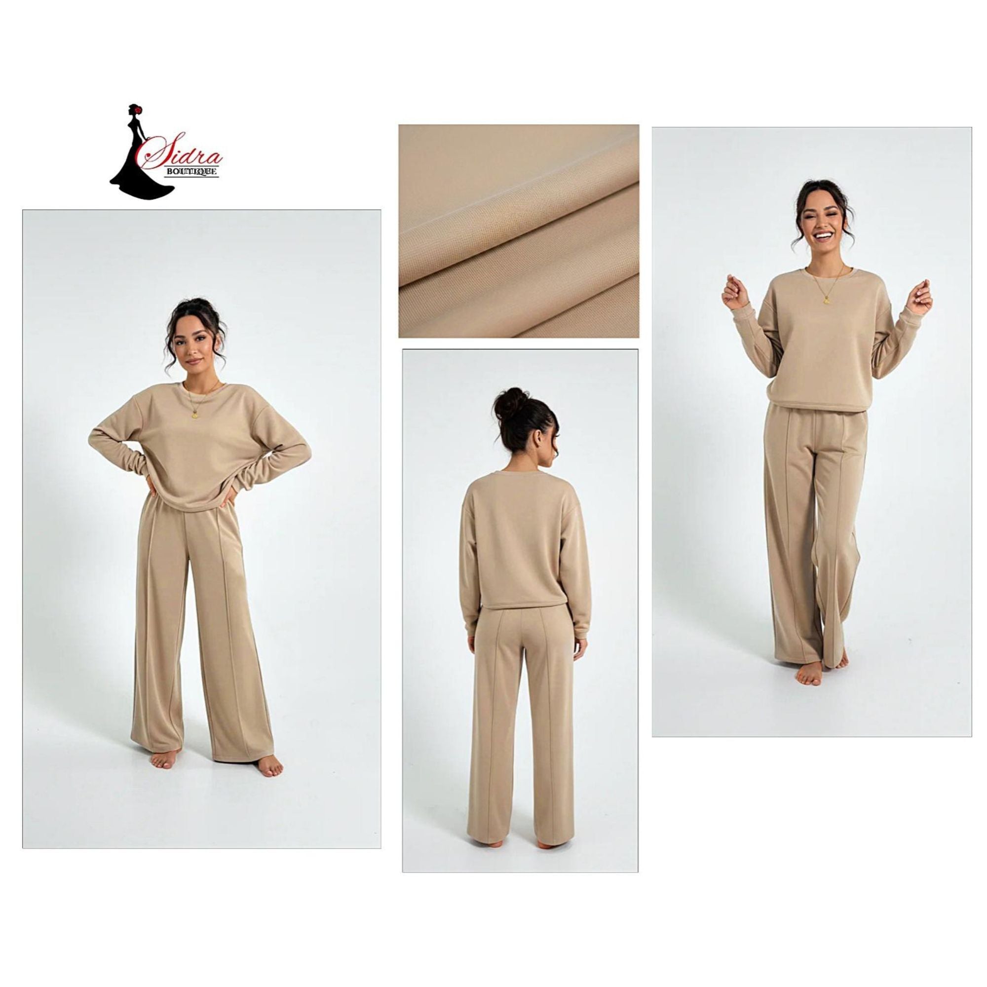 Chérie Co-Ord Set - Beige