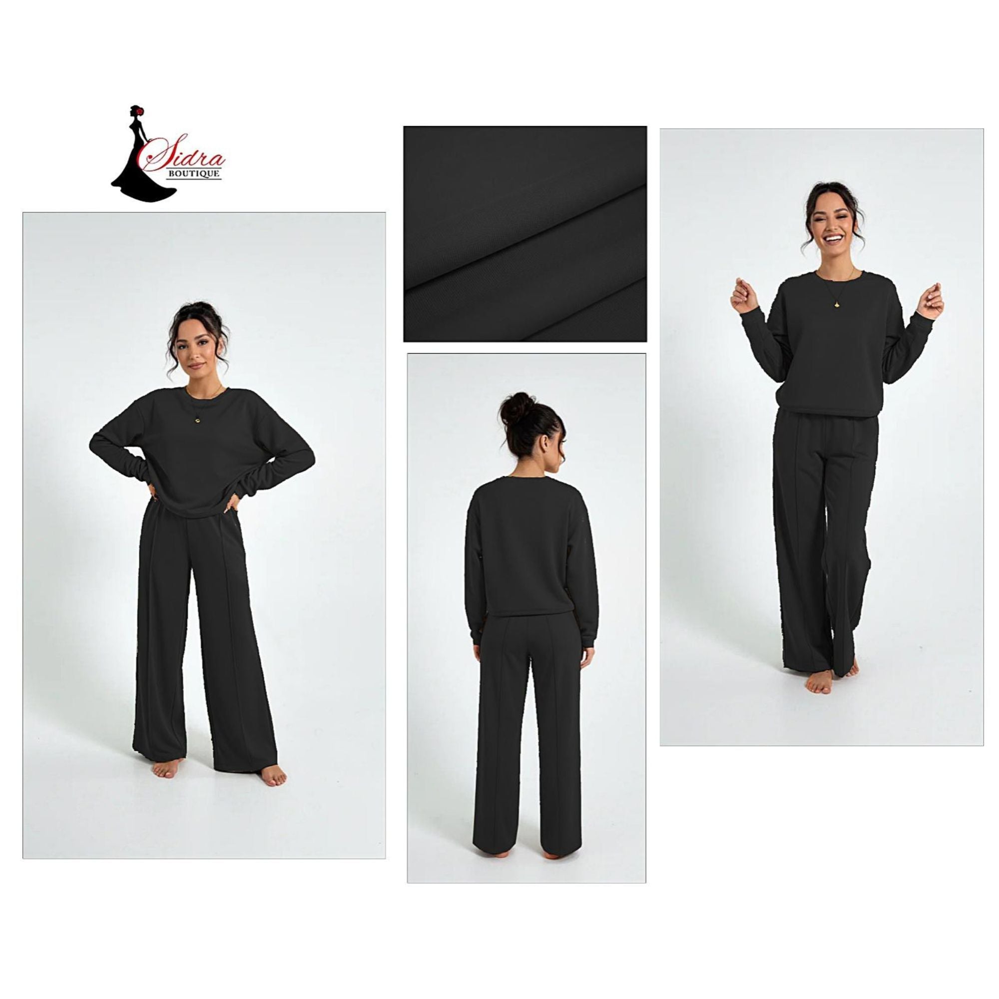 Chérie Co-Ord Set - Black