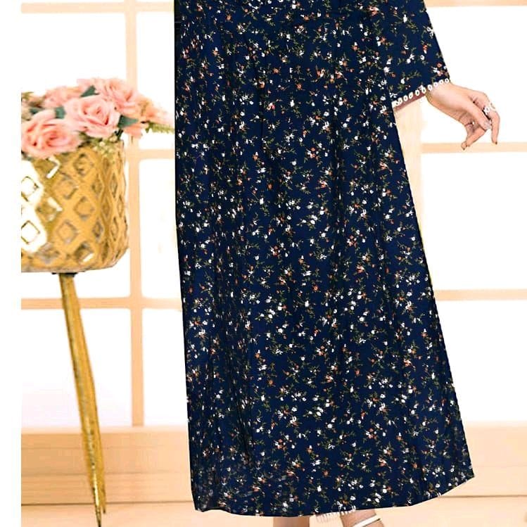 Elegant Navy Blue Floral