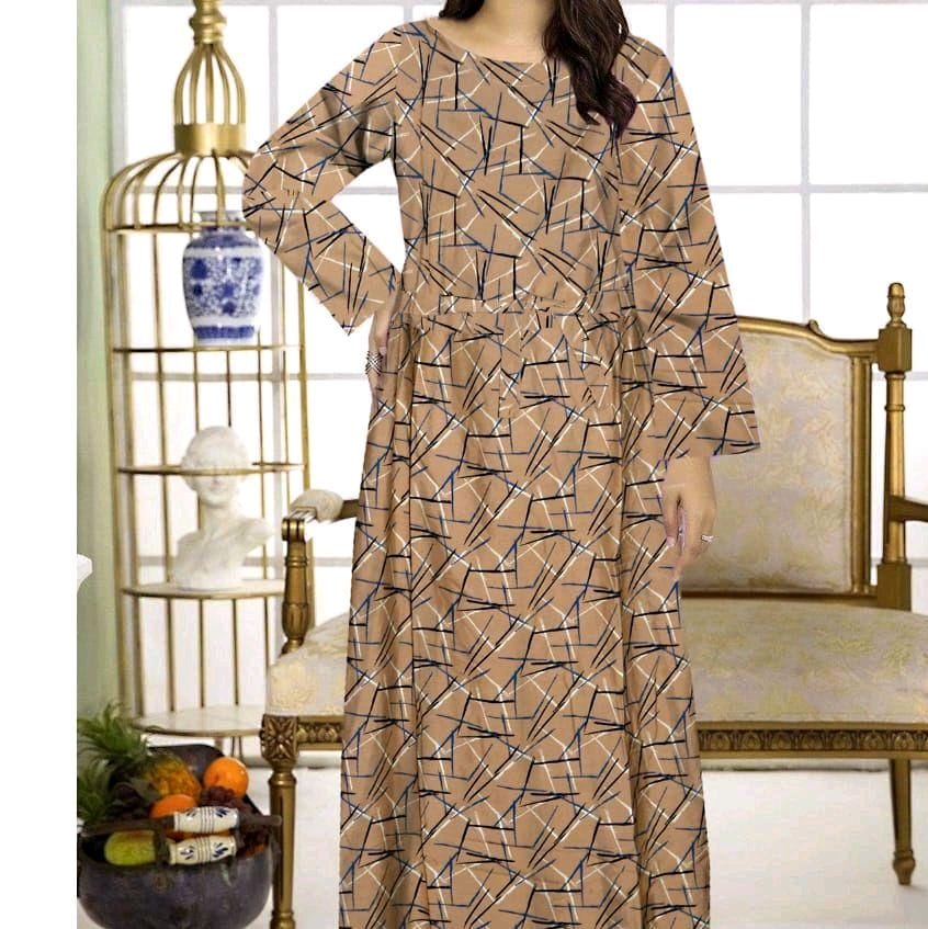 Geometric Printed Beige