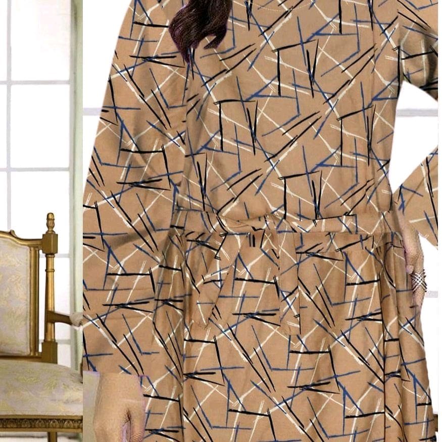 Geometric Printed Beige