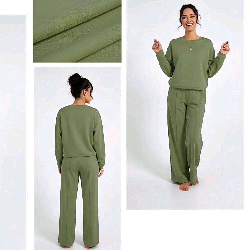 Chérie Co-Ord Set - Olive Green