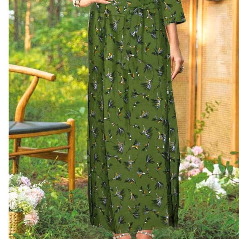 Elegant Floral Green