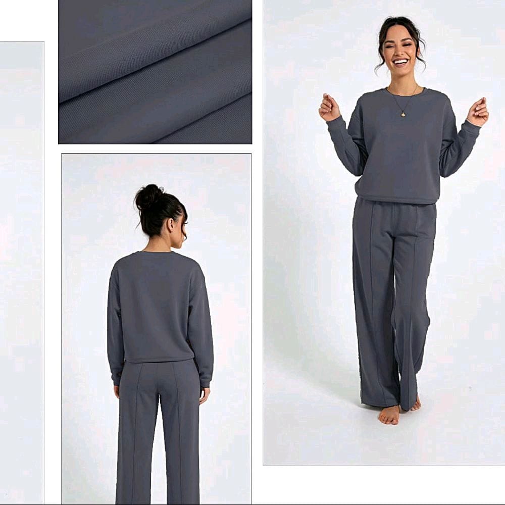 Chérie Co-Ord Set - Slate Grey