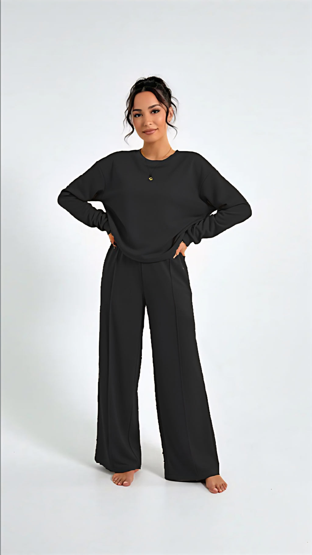 Chérie Co-Ord Set - Black