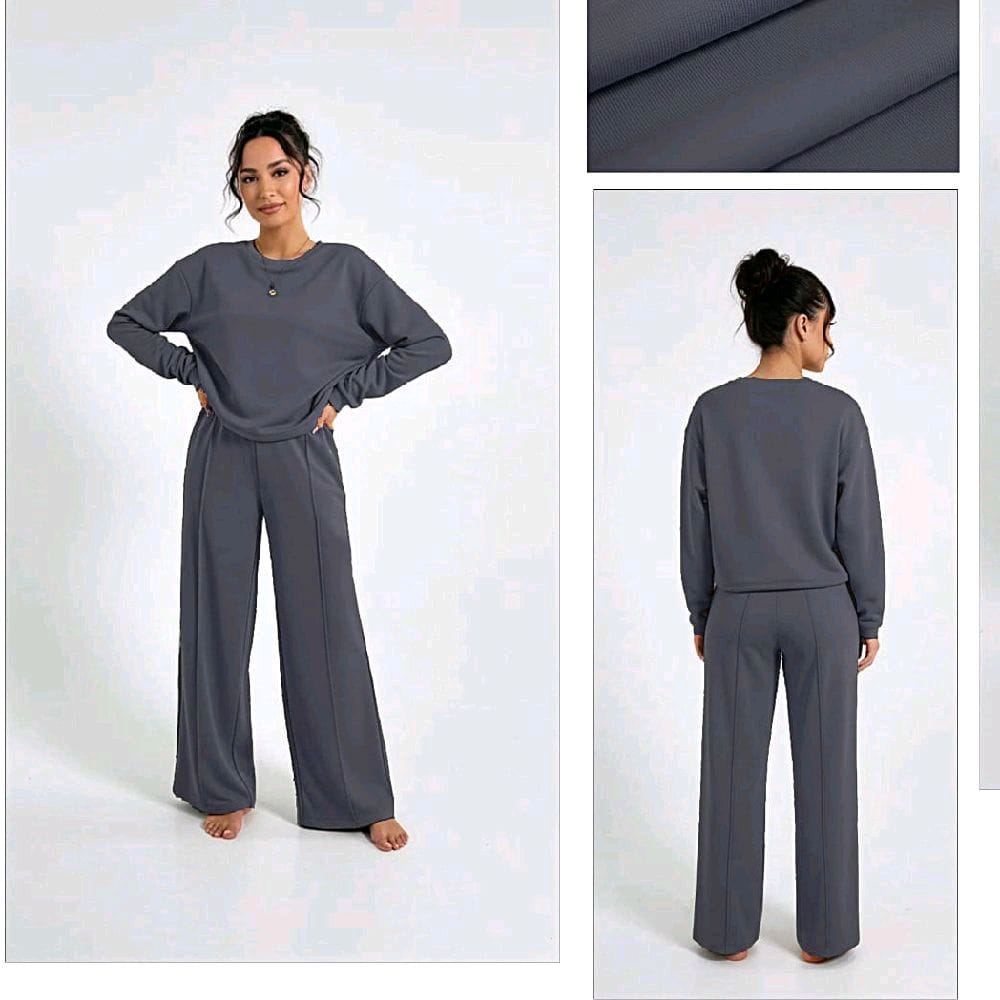 Chérie Co-Ord Set - Slate Grey