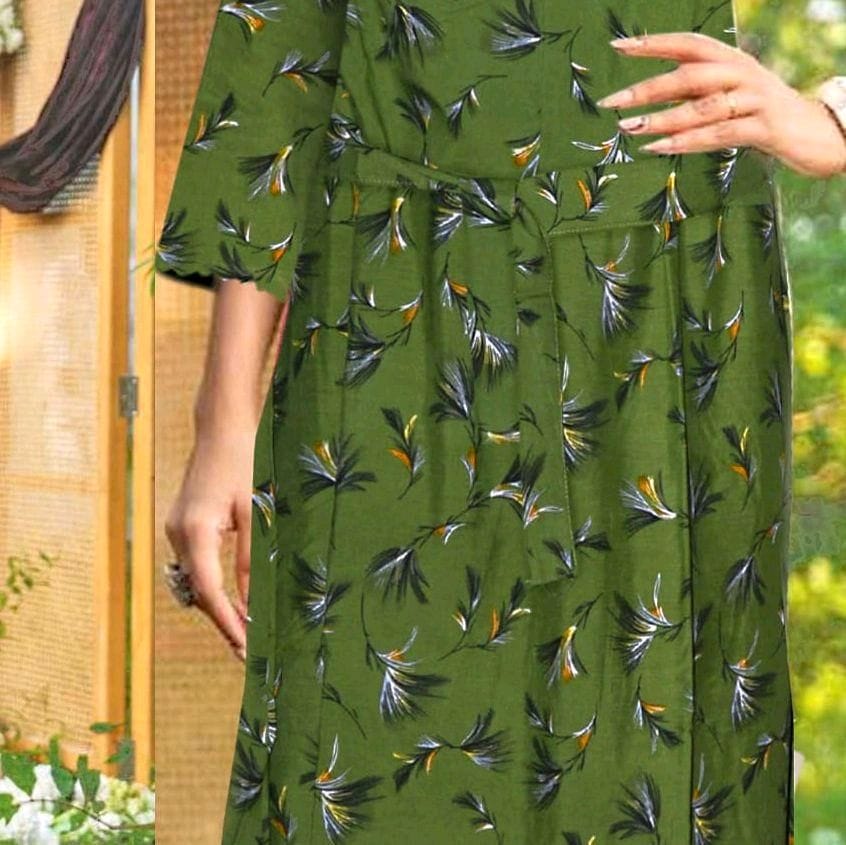 Elegant Floral Green